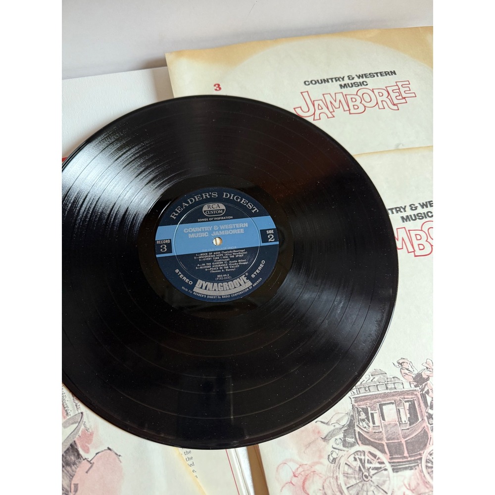 Vintage Reader's Digest Country & Western Music Jamboree RCA Vinyl Box Set 3 LP - Picture 8 of 10